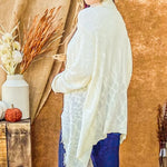 Open Front Cozy Sweater
